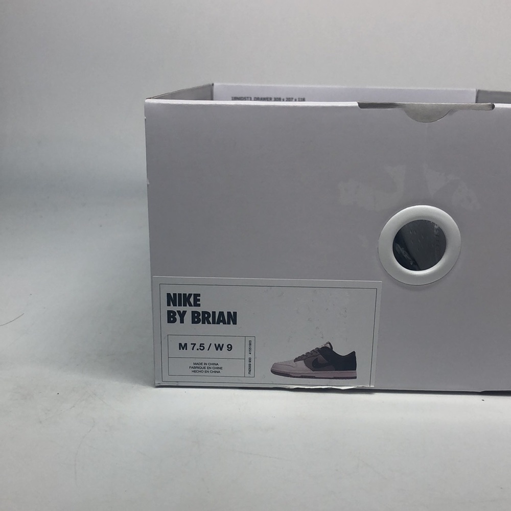Women’s Nike By You Low Dunk White/Black/Grey FN0569-900 NWB - Picture 7 of 8